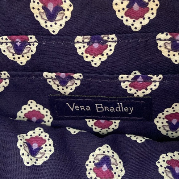Vera Bradley Purple, Lavender Floral Crossbody Purse - Picture 10 of 10
